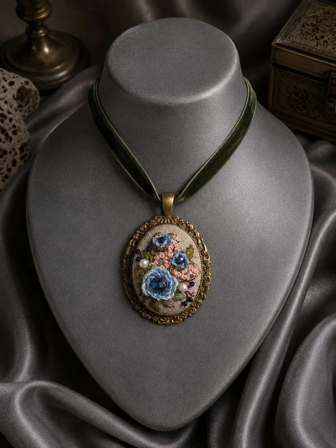 Кришталевий сад — художній render кулона 3, NataSko Handmade