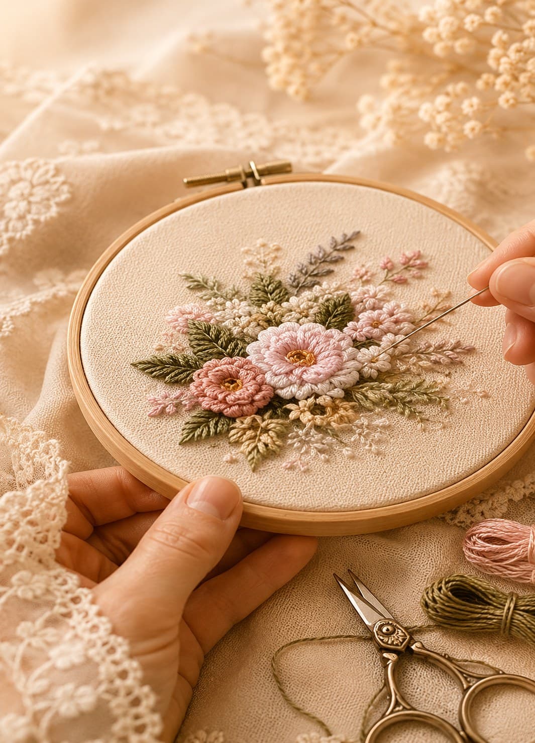 Embroidery detail