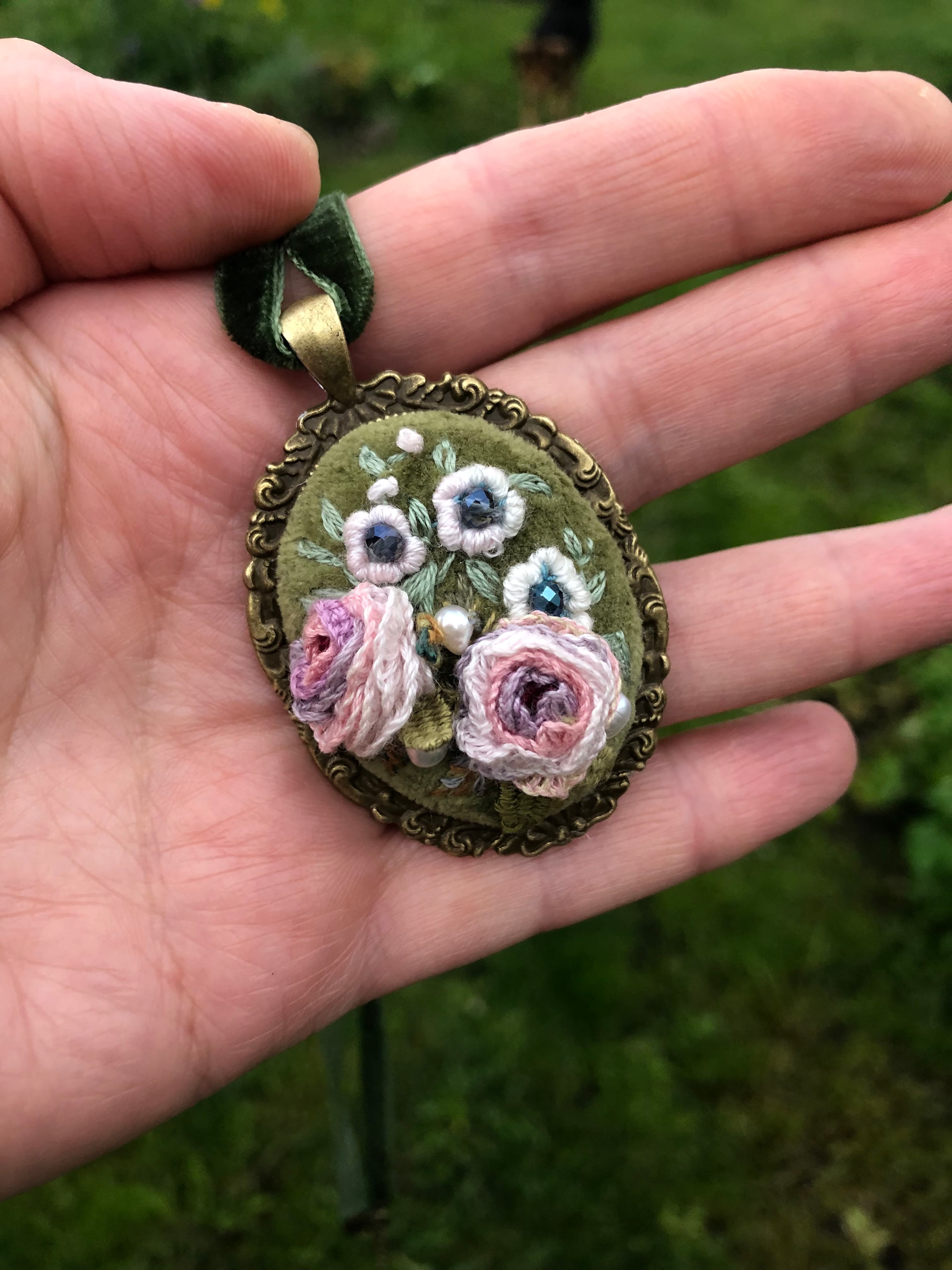 Blush Garden — Бронзові з рамкою NataSko Handmade