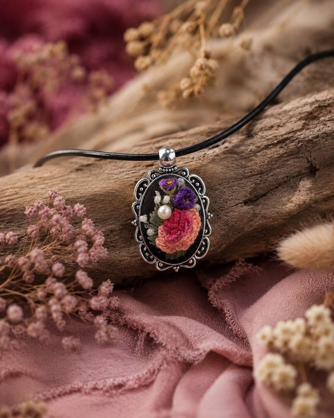 Літня ніч — Сріблясті з рамкою NataSko Handmade