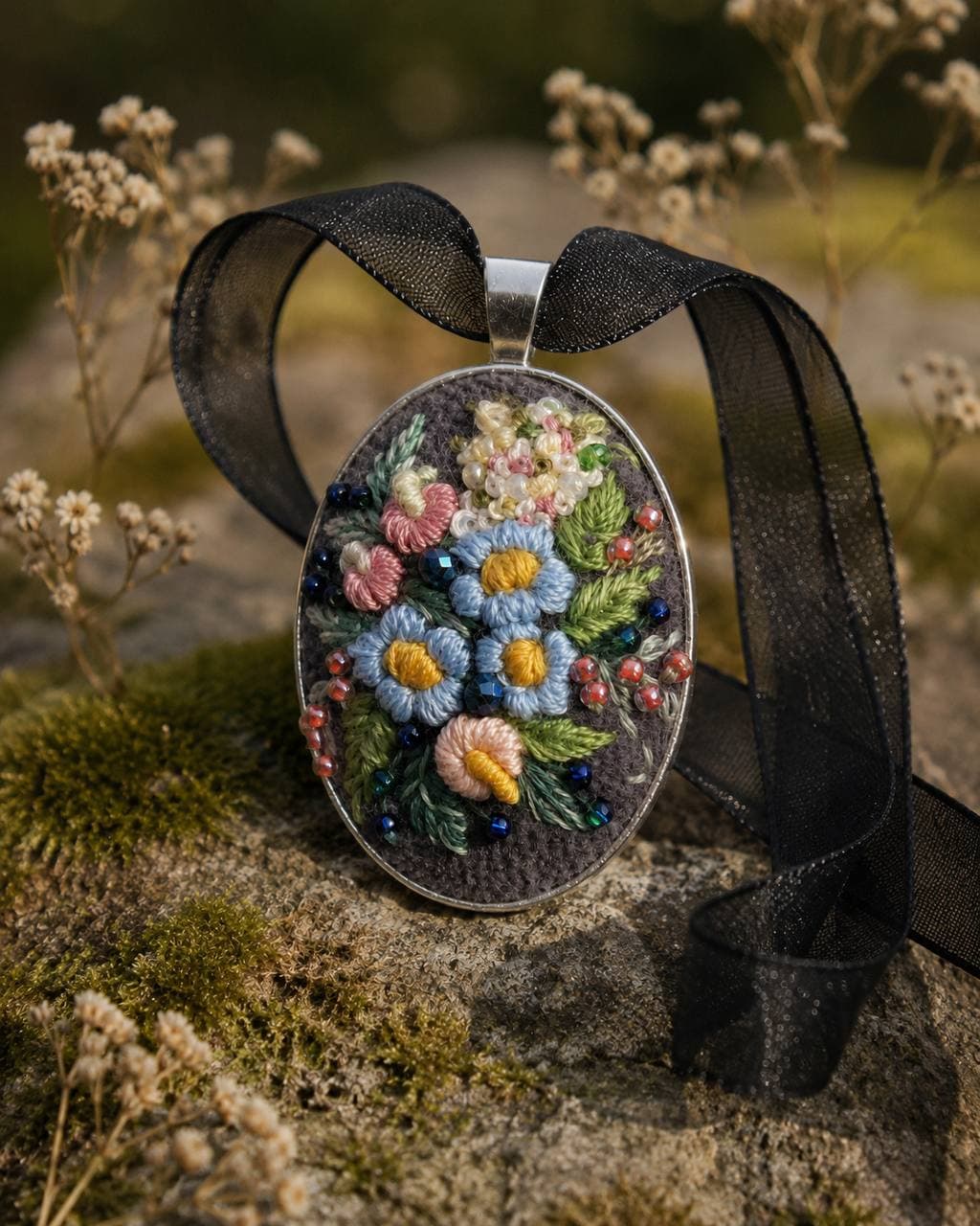 Сутінковий сад — Сріблясті без рамки NataSko Handmade